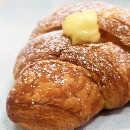 Brioche alla crema