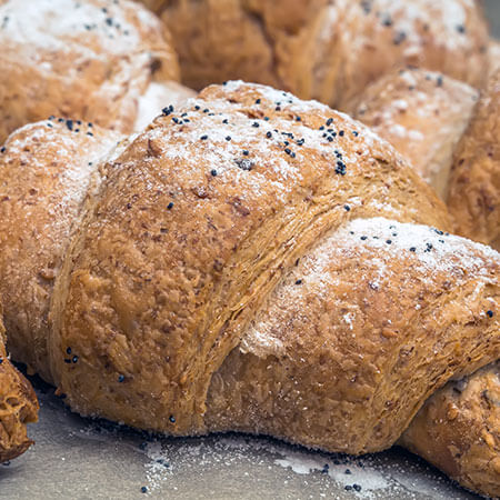 Brioche integrale con arancio e miele